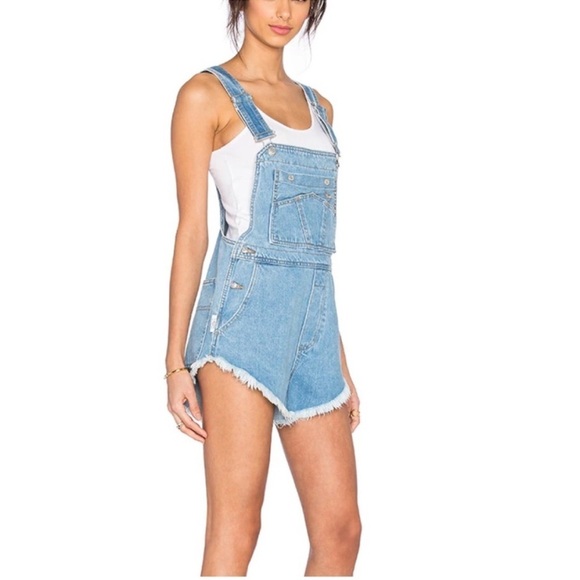 The Laundry Room Little Howdies Overalls Shorts Women’s Medium/Large - Picture 1 of 13